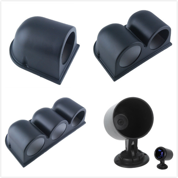 Universal 52mm Car Gauge Pod Universal Black Single Double Triple Car Meters Holder for 2 Inch 52mm Gauges