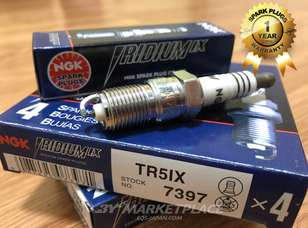 4pcs TR5IX 7397 IRIDIUM IX Spark Plug For Ford GMC Chevy Buick Mazda Volvo Pontiac