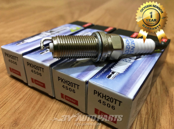 4pcs NEW DENSO 4506 Spark Plugs Twin Tip Platinum TT OEM# PKH20TT Made In Japan