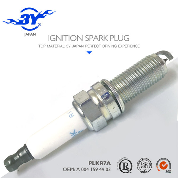 Brand (4X) PLKR7A & A 004 159 49 03 Iridium Spark Plug For C350 E350 SLK350 A0041594903