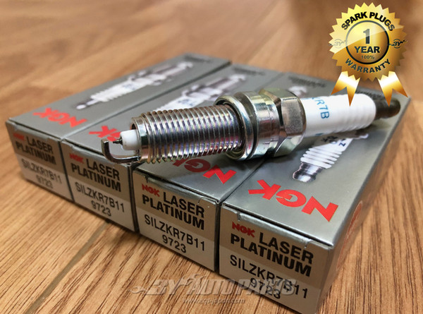 4pcs original NGK Laser Iraurita Spark Plugs NGK SILZKR7B11 9723 fits for Honda Elantra Santa Azera Tucson Kkia Sorento Forte Sedona