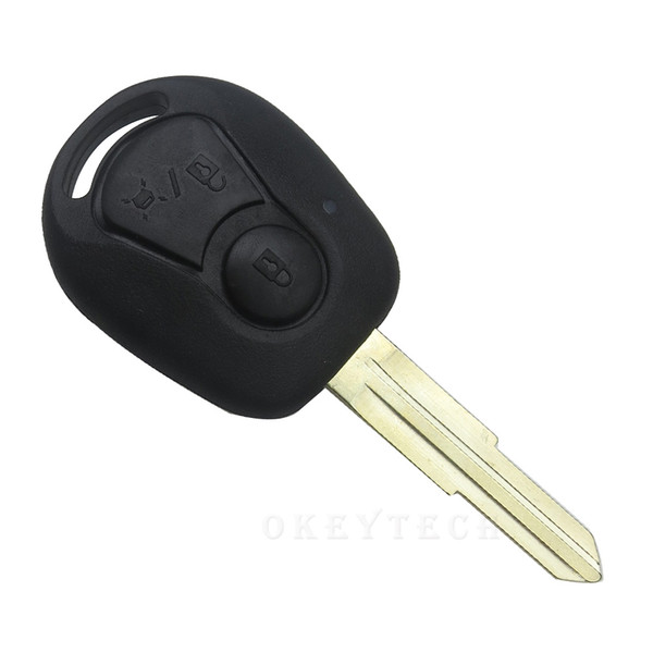 2 BUTTONS REMOTE CAR KEY SHELL FOR SSANGYONG ACTYON KYRON REXTON UNCUT BLADE AUTO KEY FOB COVER CASE REPLACEMENT