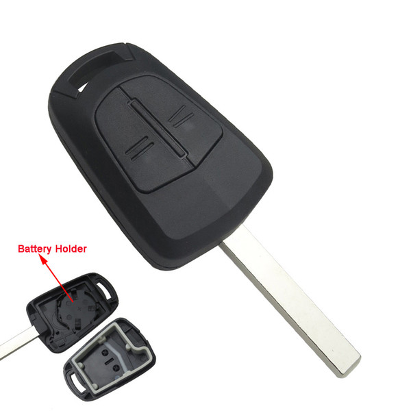 New Car Styling Replacement Remote Car Key Case Shell for Vauxhall Opel Uncut Blade 2 Button Blank Key Fob Cover Car Accessaries