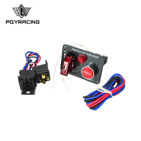 PQY - Hot Sale Racing Car Electronics One Switch Kit Panel Engine Start Button toggle with accessory PQY-QT312