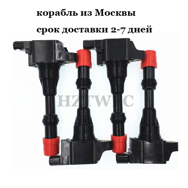 4PCS New Ignition Coil 30520-PWA-003 30520PWA003 For Civic 7 8 VII VIII JAZZ FIT 2 3 II III 1.2 1.3 1.4