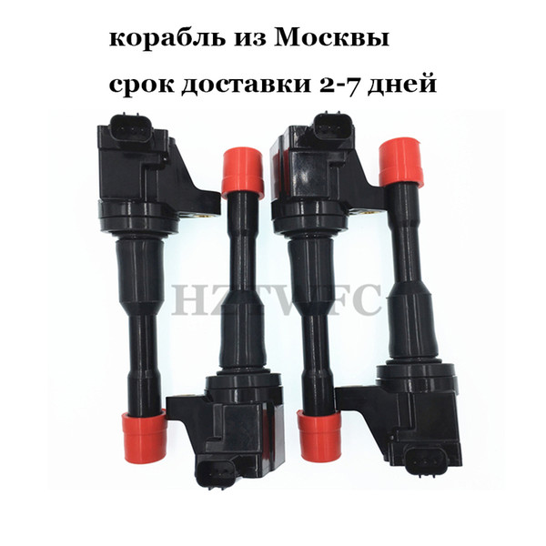 4PCS REAR Ignition Coil 30521-PWA-003 30521-PWA-S01 30521PWA003 30521PWAS01 For Civic 7 8 VII VIII JAZZ FIT 2 3 II III