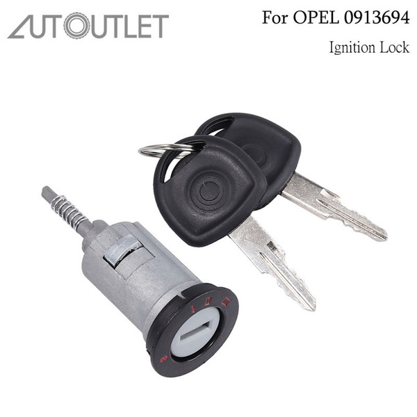 New Igntion Switch barrel Lock With 2 Pcs Keys For ASCONA C VAUXHALL CORSA Igntion Lock For 0913694