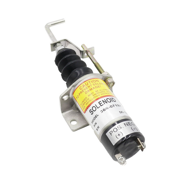 CNSPEED Fuel Shut Off Solenoid valve 1502 12V Fuel Shutdown Shut Off Solenold Lister Petter LPW LPWS LPWT Engine