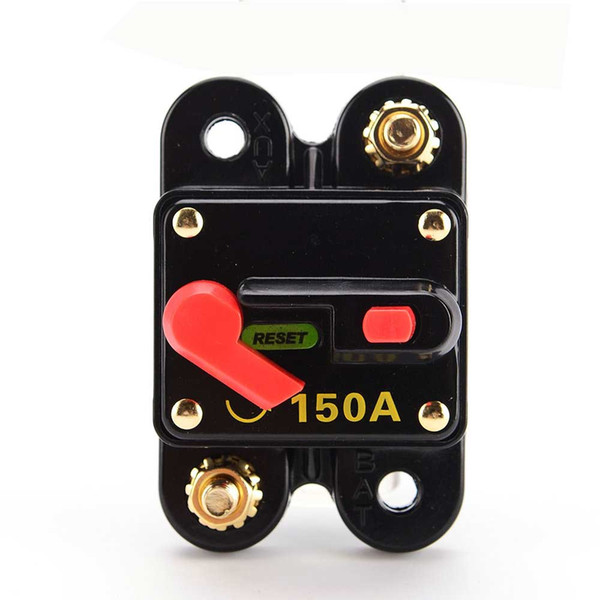 Car Audio Manual Circuit Breaker 150A Refitted Replace Fuse Reset Limit Switch