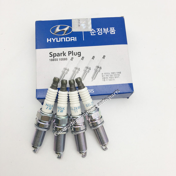 18855-10080 SILZKR6B11 Iridium Spark Plugs For Hyundai i20 i30 CW ix20 Kia Carens III 18855 10080 SILZKR6B-11 1885510080