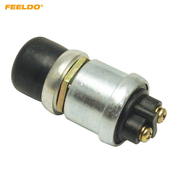 FEELDO Waterproof 12V 20A Car Boat Track Lawn Mower Switch Horn Engine Start Momentary Switch Push Button #5704