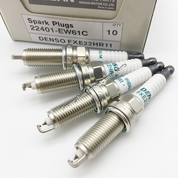 Brand 6pcs/Lot 40000KM Working Life OE 22401-EW61C FXE22HR11 Double Twin Tip Iridium Spark Plug for Nissans Infiniti 3.5L V6 Skyline