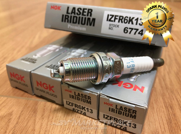 4pcs GENUINE Auto Candle NGK 6774 IZFR6K13 Iridium Platinum Spark Plug Original for HONDA IZFR6K13 6774