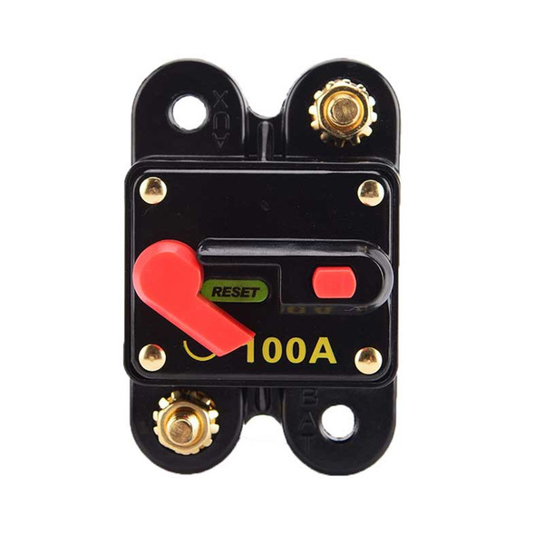 Car Audio Manual Circuit Breaker Refitted Replace Fuse Reset Limit Switch 100A