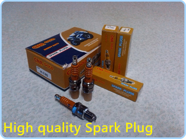 High quality Heavy duty motorcycle racing spark plug,motorbike ignition plug H-74S,OD10mm X 12.7,2pcs/1lot