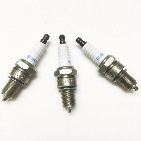 High Quality 100% New Genuine Spark Plug BOSCH F7TC 12 Pieces for VW Santana ,Jetta, Motorcycle