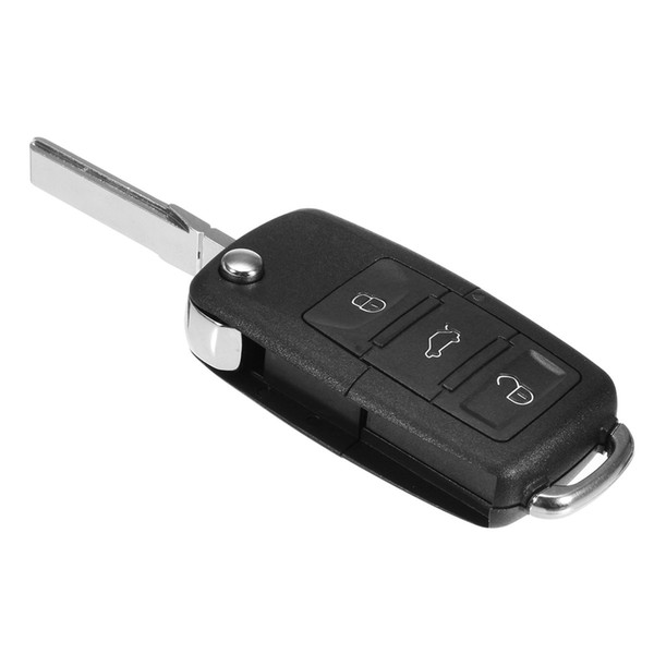 Car 3 Button 434 MHZ Flip Key Fob Blank Blade With ID48 K17 Fit For VW /SKODA SEAT 1J0 959 753 DA 1J0 959 753 AH