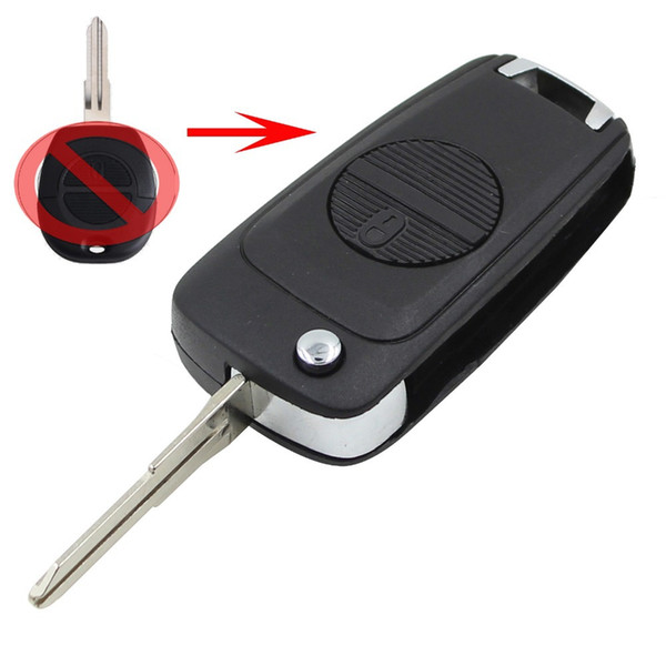 2 BUTTONS REMOTE FLIP FOLDING KEY SHELL FOB CASE COVER FOR NISSAN MICRA ALMERA PRIMERA XTRAIL SERENA CARGO TERRANO