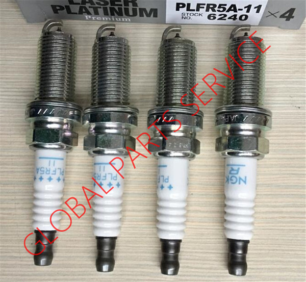 New 4PCS Iridium Spark Plugs PLFR5A-11 6240 22401-5M015 Spark Plug Fit For 3.5L 4.0L Auto Cars