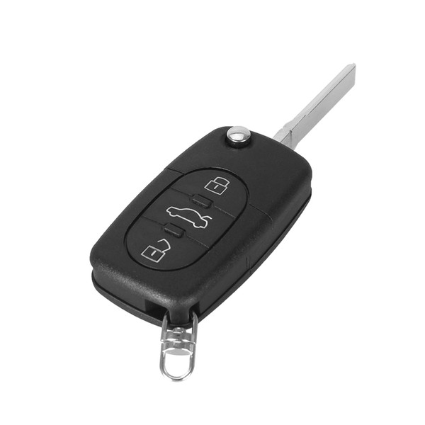 blde 3 KEYYOU 3 Button Remote Key Fob Cse Shell ∓ Blade for udi 2 3 4 A6 A8 TT CR2032 Fob