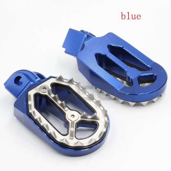 Motorcycle Accessories Off-road Foot Pegs Pedals For YAMAHA YZ85 YZ125 Pit Dirt Bike Off Road Motocross CNC-212