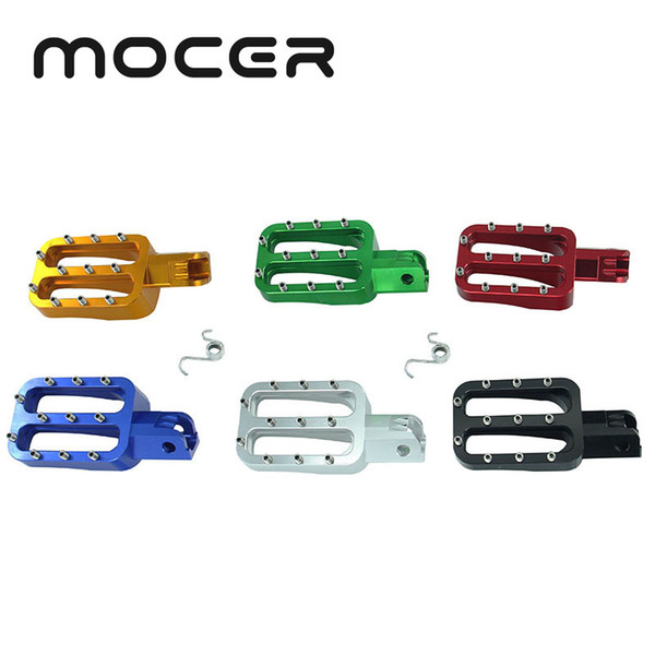 6 Colors Motocross Foot Pedals Pegs Motorcycle Accessories Rests Fit For CRF50/150 KLX110R110 Pit Dirt Bike CNC-136