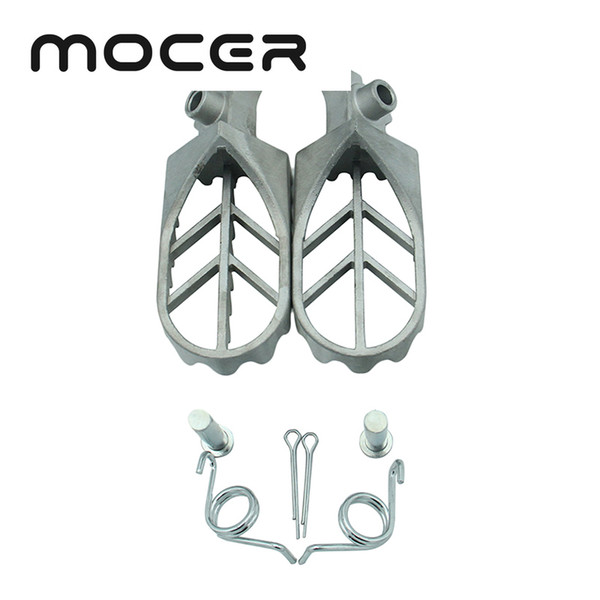 New Motorcycle Foot Pegs Pedals Rests Peg Fit For Yamaha 50cc-250cc Pit Dirt Trail Bike Parts CNC-186