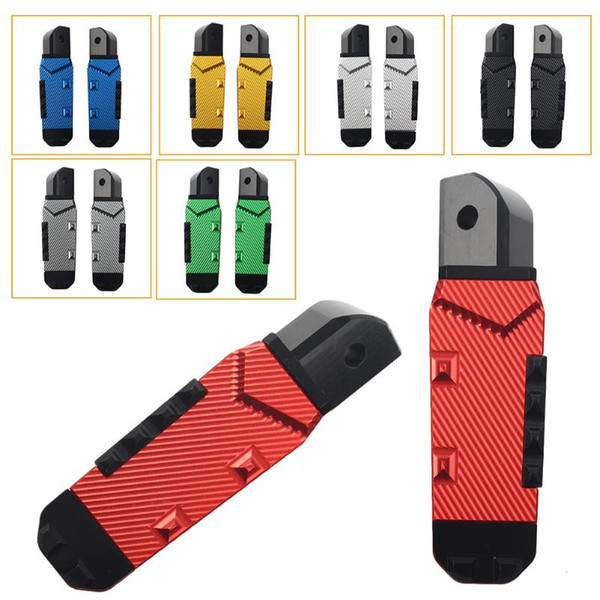 Motorcycle Rear Passenger Footrests Foot Pegs Pedal Pads For Yamaha YZF R1 R6 1999-2008 & YZF R1M R1S 2016-2022CNC Aluminum