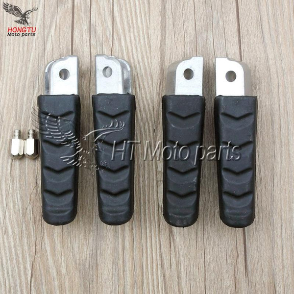 Motorcycle Front Foot Pegs Footrest Pedals Aluminum For F800GT 2011 2012 2013 F800S 2004 2005 2006 2007 2008 F800ST 2004-12