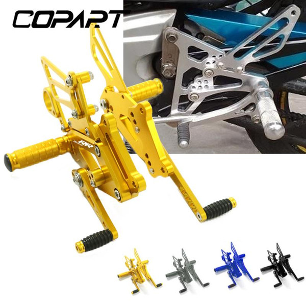 For S1000RR S1000R HP4 S1000 RR S 1000 RR 2009-2022Motorcycle CNC Racing Adjustable Footpegs Footrest Pedals Rest Rearset