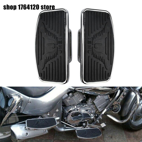 Motorcycle CNC Wide Foot Peg Rider Passenger Floorboard Footboard Fit For VTX 1300 1800 Boulevard C50 Intruder Volusia 400 800