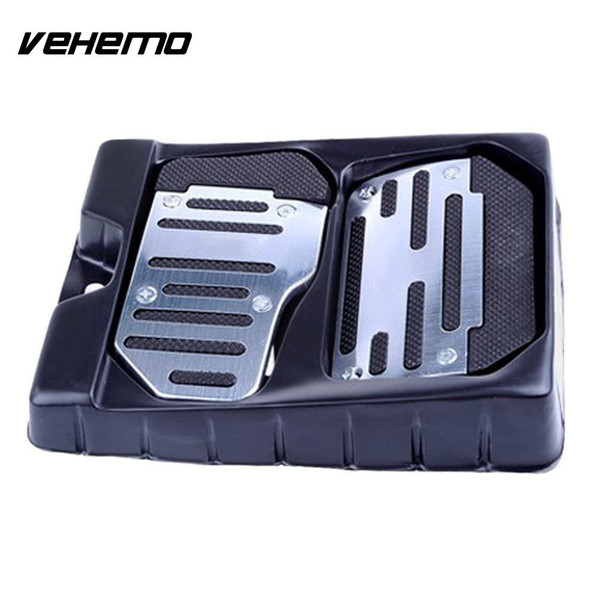 Vehemo Anti-Slip PVC Board AT Pedal Cover Accelerator Pad Cover for