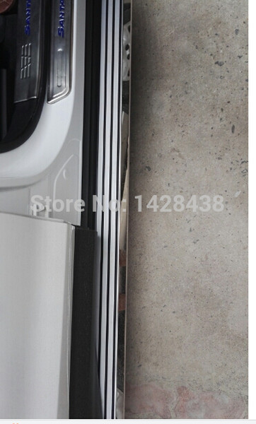 High quality! HYUDNAI Santa Fe 2007-2012 Step Bar Running Side Board silver