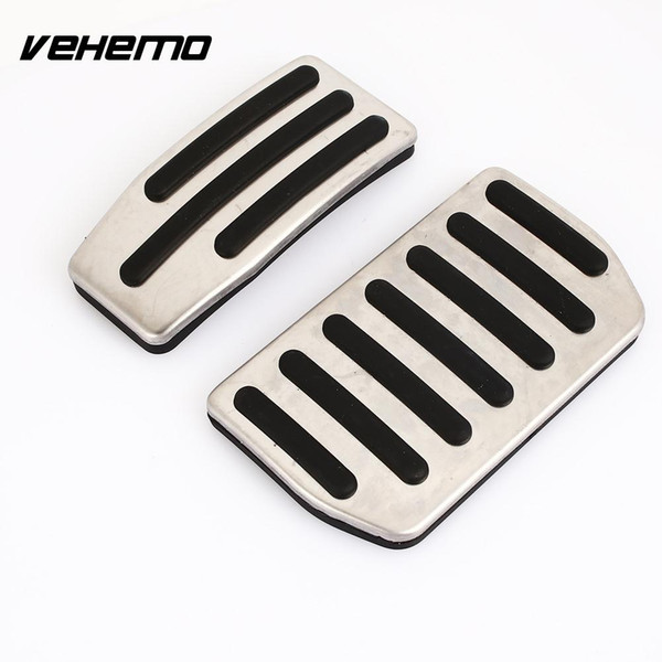 Gas Brake Pedal Brake Pedal Stainless Steel Gas Vehicle Accessorie Auto Switches 2PCS Non-Slip Performance