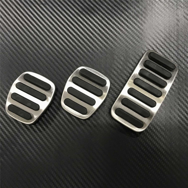 DEE Car Accessory For S40 V40 C30 MT Manual Gas Brake Accelerator Modified Pedal Stainless Steel Pads Refit Cover