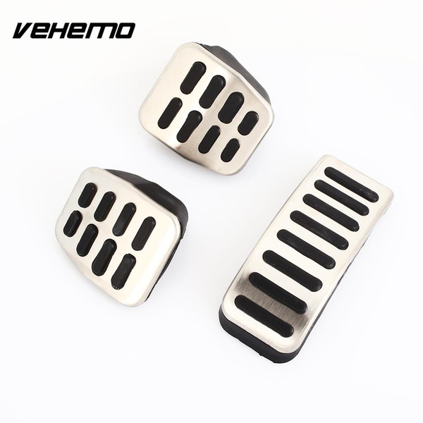 Clutch Brake Pedal Brake Pedal Stainless Steel Clutch Stainless Steel Foot Auto Switches Sport MT 3PCS Interior