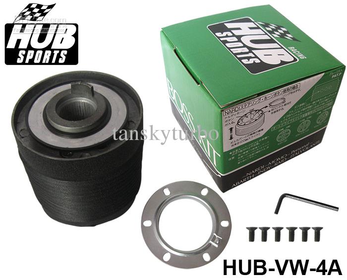 High-performance VW-4A Racing Steering Wheel Hub Adapter Boss Kit for Volkswagen Jetta Bora Gol Polo HUB-VW-4A