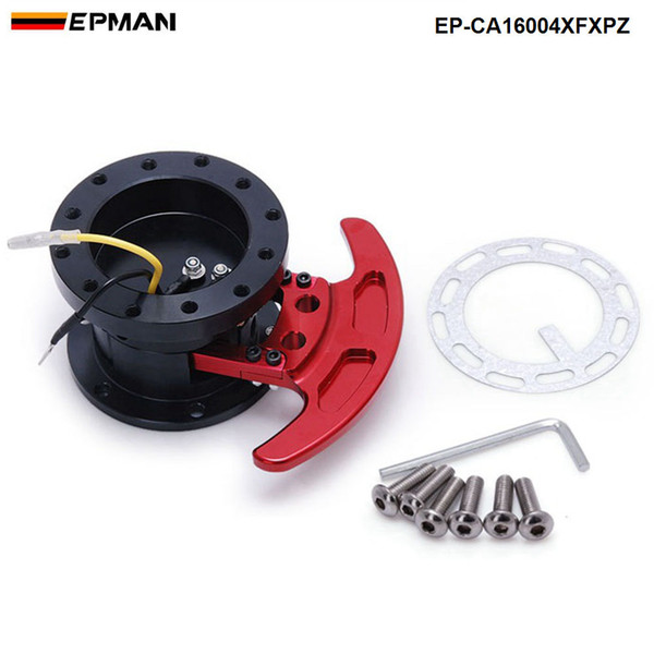 EPMAN -Universal Steering Wheel Snap Off Quick Release Hub Adapter Boss kit Quick Shipping,Have In Stock EP-CA16004XFXPZ