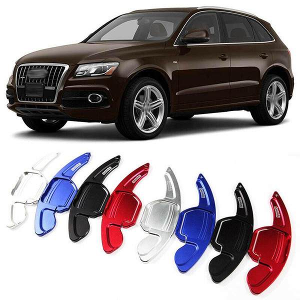 Car Steering Wheel DSG Paddle Extension Shifters Cover Fit For Audi Q5 2010-12