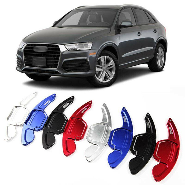 Car Steering Wheel DSG Paddle Extension Shifters Cover Fit For Audi Q3 13-18