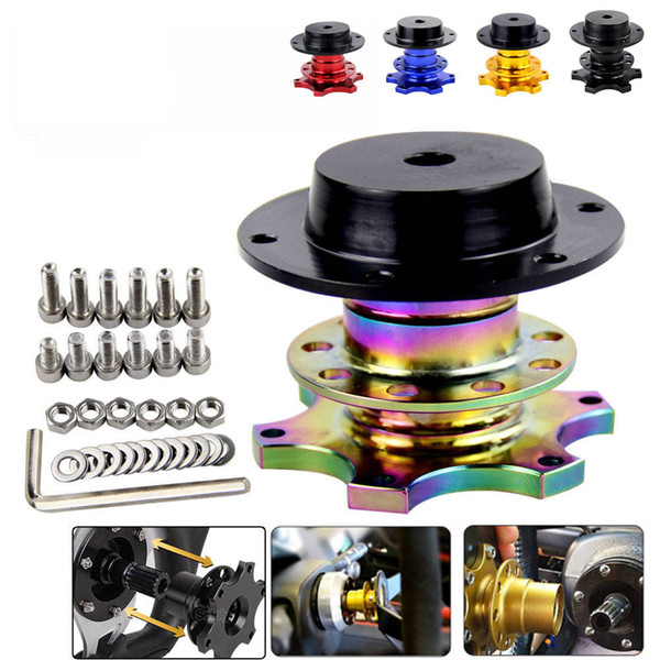 Car Steering Wheel Quick Release snap off hub adapter Car Steering Wheel Hub Boss Kit Universal