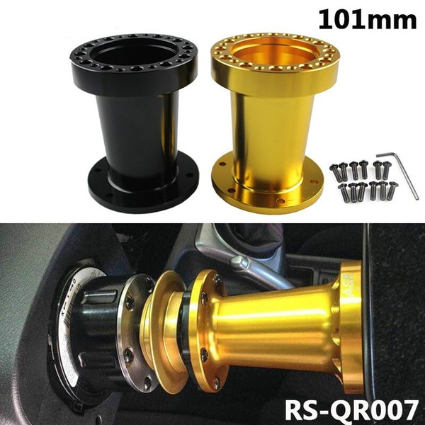 Universal Aluminum Steering Wheel Hub Adapter Snap Off Boss Kit Steering Wheel Spacer 101mm,76mm, 51mm RS-QR007