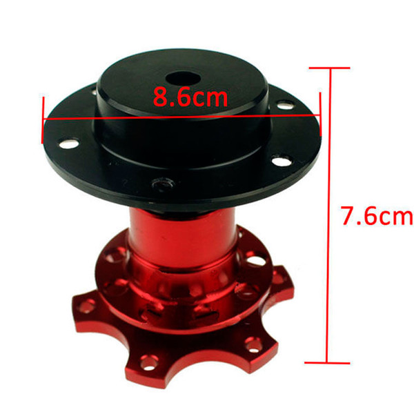 1PC Car Auto Steering Wheel Quick Release HUB Adapter Snap Off Boss Kit RED