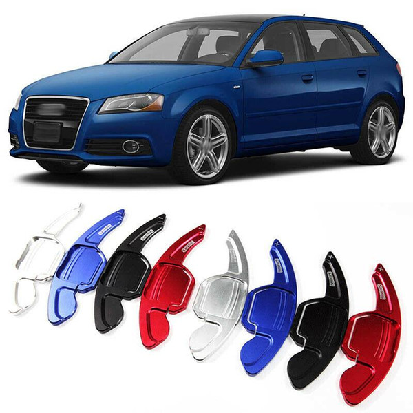 Car Steering Wheel DSG Paddle Extension Shifters Cover Fit For Audi A3 2009-12