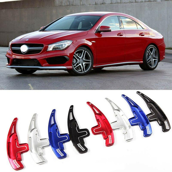 Car Steering Wheel DSG Paddle Extension Shifters Cover For Mercedes CLA45 AMG