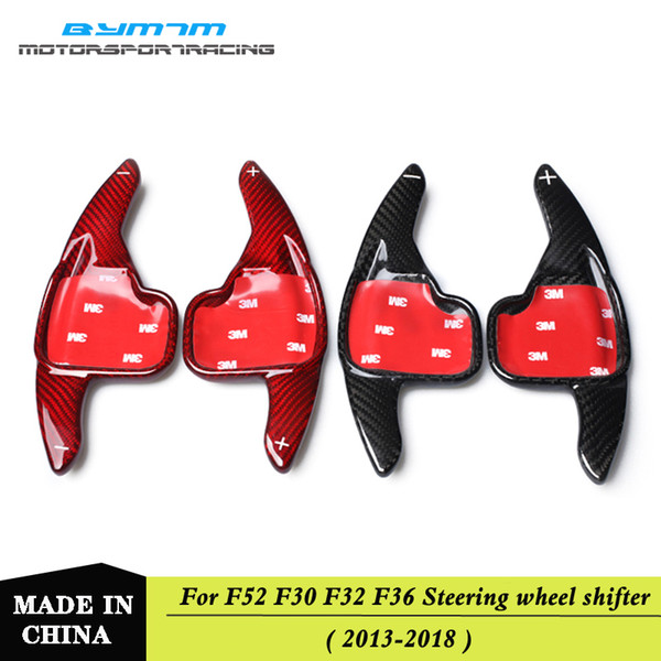 T-DS Style Carbon fiber Steering wheel shift paddle Fit For BMW F30 F32 F20 F22 F36