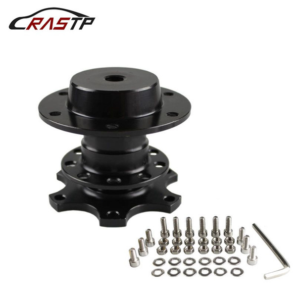 RASTP - NEW High Quality Universal Steering Wheel Quick Release Boss Kit Racing Car Steering Wheel Have In Stock Black RS-QR001