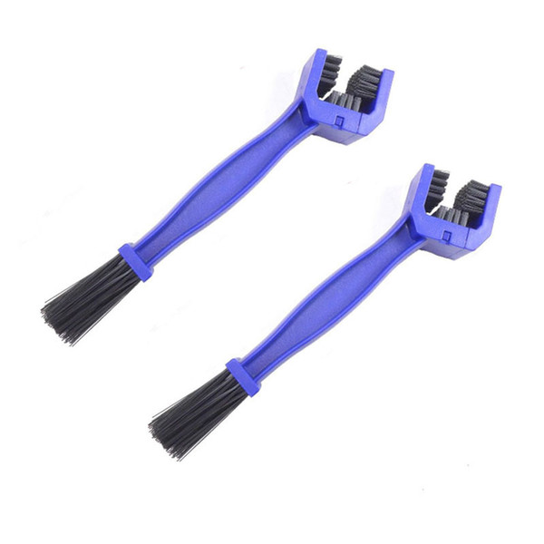 1PCS Cycling Motorcycle Bicycle Chain Crankset Brush Cleaner Outdoor Bike Chain Cleaning Brush Tools Blue and Red Car Accessory <$16 small p