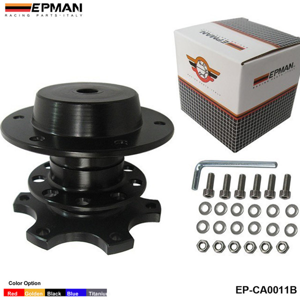 EPMAN NEW Steering Wheel Quick Release Snap Off Hub Adapter fits Car Sport Steering Wheel EP-CA0011