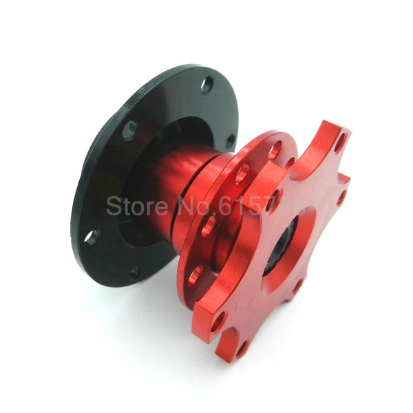 Car red Steering Wheel Quick Release HUB Racing NEW Adapter Snap Off Boss kit Universal